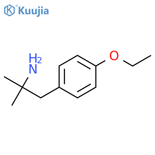 1-(4-ethoxyphenyl)-2-methylpropan-2-amine structure