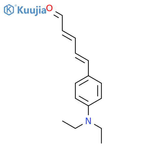 (E,E)-5-4-(Diethylamino)phenylpenta-2,4-dienal structure