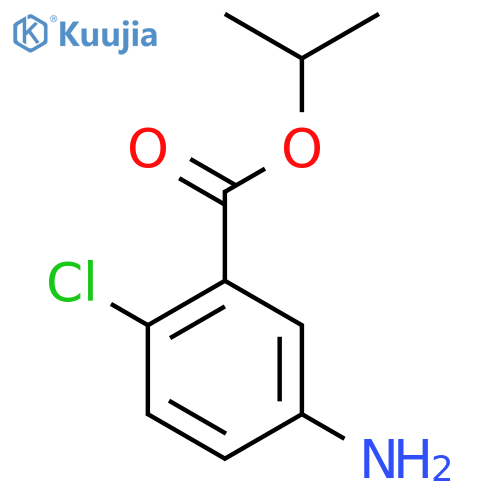 Isopropyl 5-amino-2-chlorobenzoate structure