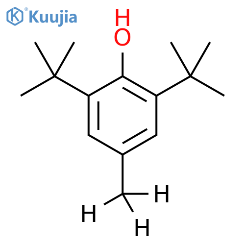 2,6-Di-tert-butyl-4-methyl-d3-phenol structure