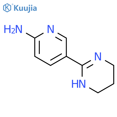 5-(1,4,5,6-tetrahydropyrimidin-2-yl)pyridin-2-amine structure