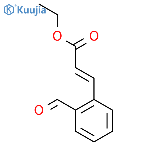 ETHYL 2-FORMYLCINNAMATE structure