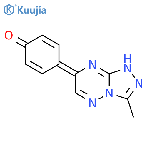 4-(3-methyl-1h-[1,2,4]triazolo[4,3-b][1,2,4]triazin-7-ylidene)cyclohexa-2,5-dien-1-one structure