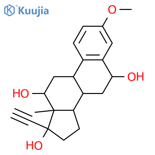 6beta,12beta-Dihydroxymestranol structure