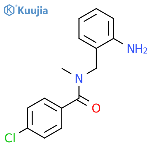 BENZAMIDE, N-[(2-AMINOPHENYL)METHYL]-4-CHLORO-N-METHYL- structure