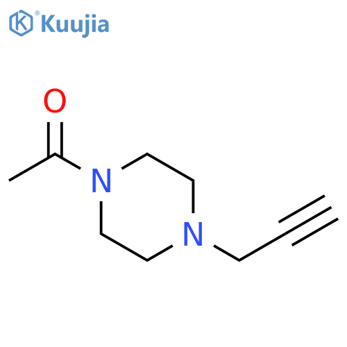 1-[4-(prop-2-yn-1-yl)piperazin-1-yl]ethan-1-one structure
