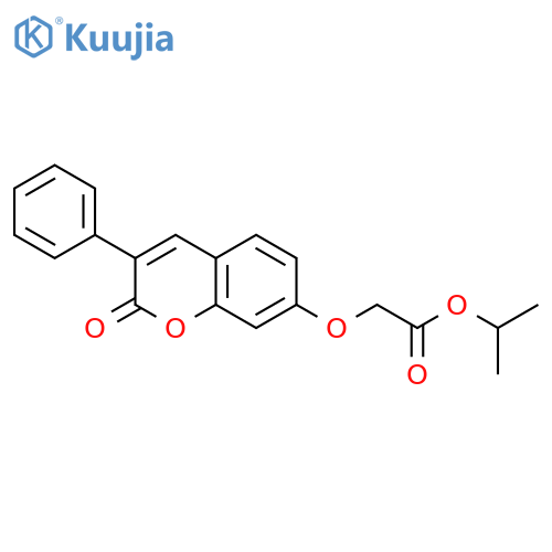 propan-2-yl 2-(2-oxo-3-phenyl-2H-chromen-7-yl)oxyacetate structure