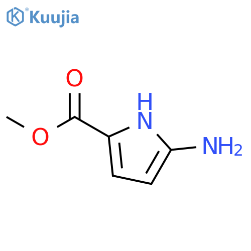 1H-Pyrrole-2-carboxylic acid, 5-amino-, methyl ester structure