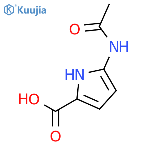 5-acetamido-1H-pyrrole-2-carboxylic acid structure