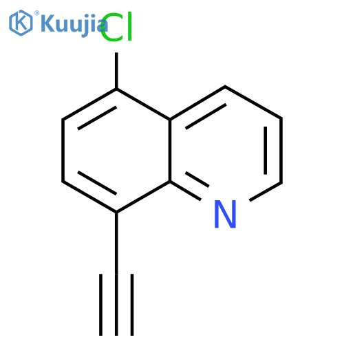 5-Chloro-8-ethynylquinoline structure