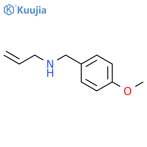(4-methoxyphenyl)methyl(prop-2-en-1-yl)amine structure