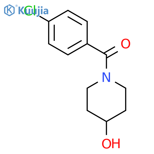 1-(4-chlorobenzoyl)piperidin-4-ol structure