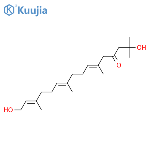 1,15-Dihydroxy-2,6,10-phytatrien-13-one; (2E,6E,10E)-form structure