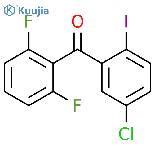 (5-Chloro-2-iodophenyl)(2,6-difluorophenyl)methanone structure