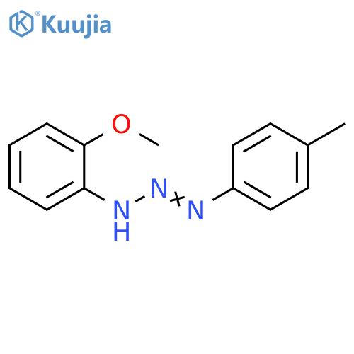 1-Triazene, 1-(2-methoxyphenyl)-3-(4-methylphenyl)- structure