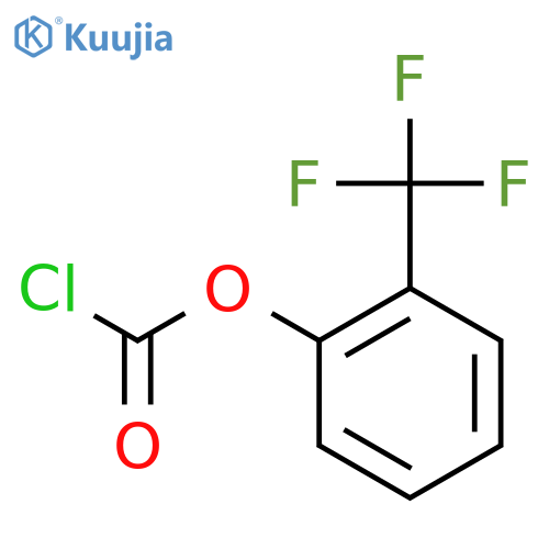 2-(Trifluoromethyl)phenyl chloroformate structure