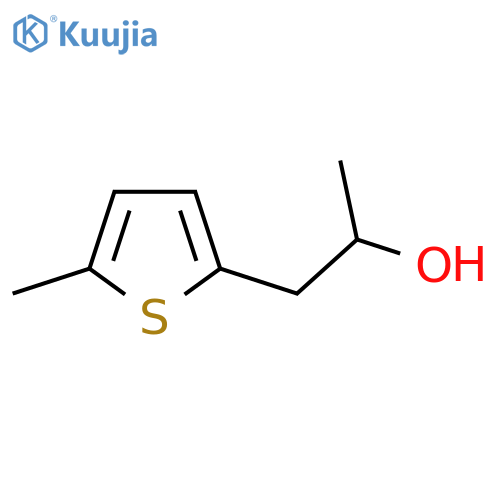 1-(5-methylthiophen-2-yl)propan-2-ol structure