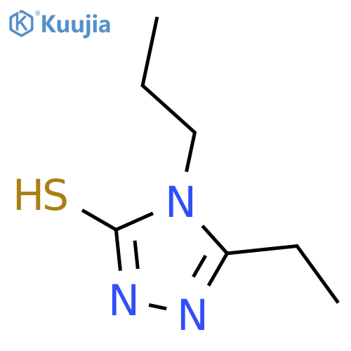 5-Ethyl-4-propyl-4H-1,2,4-triazole-3-thiol structure