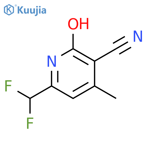 6-(Difluoromethyl)-2-hydroxy-4-methylnicotinonitrile structure
