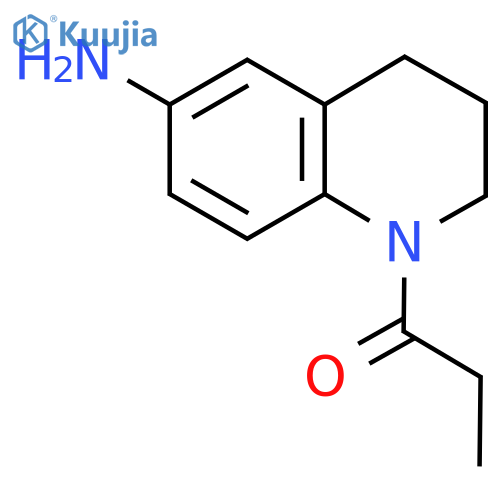 1-(6-amino-1,2,3,4-tetrahydroquinolin-1-yl)propan-1-one structure