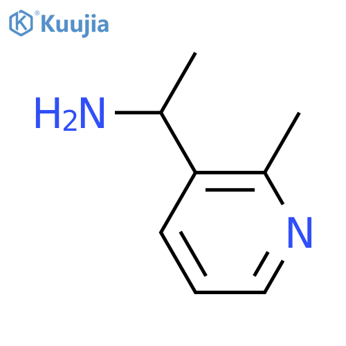 1-(2-methyl-3-pyridyl)ethanamine structure