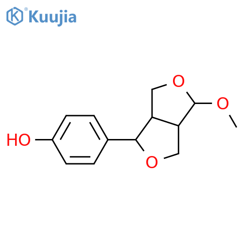 Tetrahydro-1-hydroxy-4-(4-hydroxyphenyl)-1H,3H-furo[3,4-c]furan; (7R*,7'R*,8R*,8'R*)-form, 7'-Me ether structure