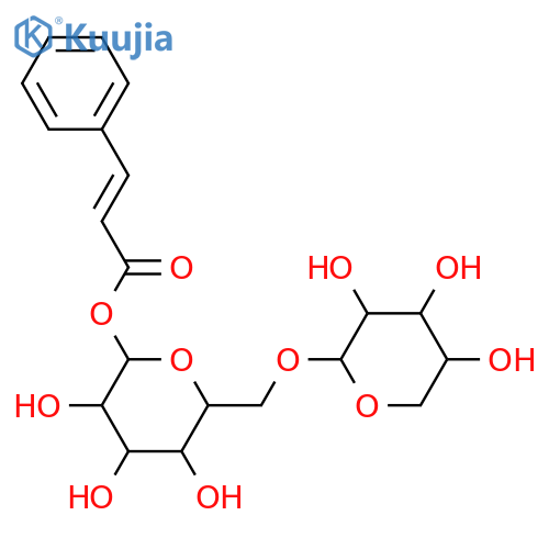 1-O-Cinnamoylglucose; β-D-Pyranose-(E)-form, 6-O-α-D-Xylofuranosyl structure