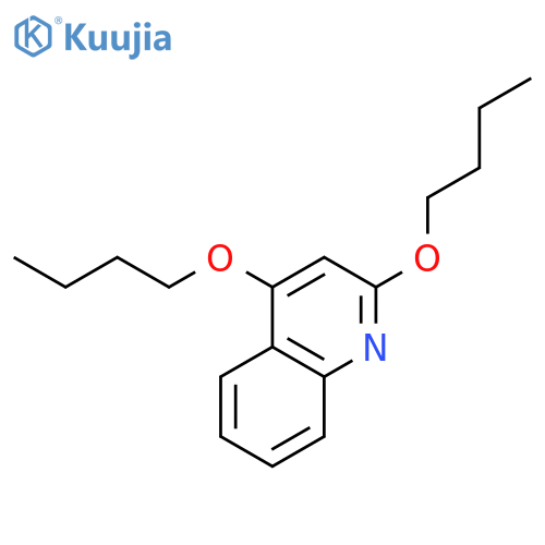 Quinoline, 2,4-dibutoxy- structure