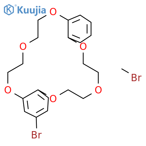 4,4'(5')-dibromodibenzo-18-crown-6 structure