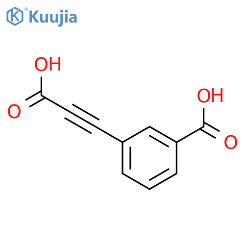 Benzoic acid, 3-(carboxyethynyl)- structure