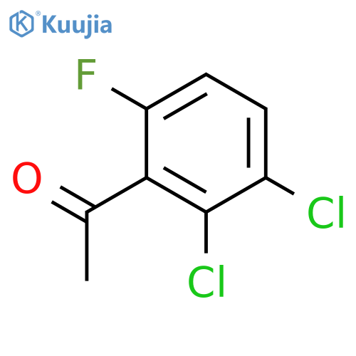 1-(2,3-Dichloro-6-fluorophenyl)ethanone structure