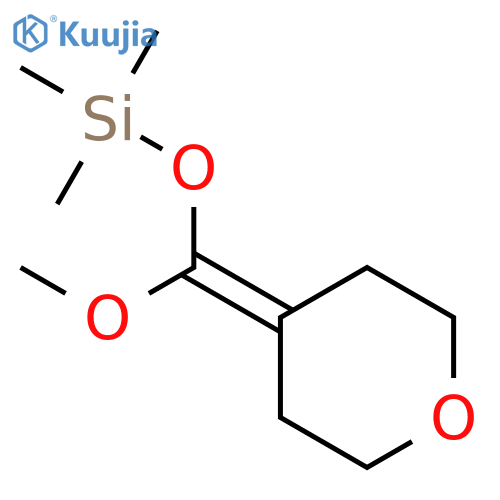 Silane, [methoxy(tetrahydro-4H-pyran-4-ylidene)methoxy]trimethyl- structure