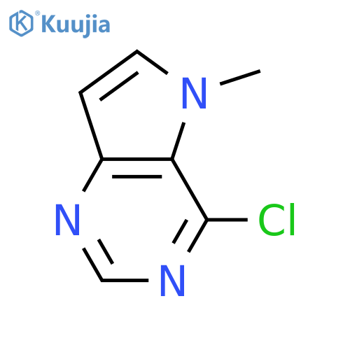 4-chloro-5-methyl-5H-Pyrrolo[3,2-d]pyrimidine structure