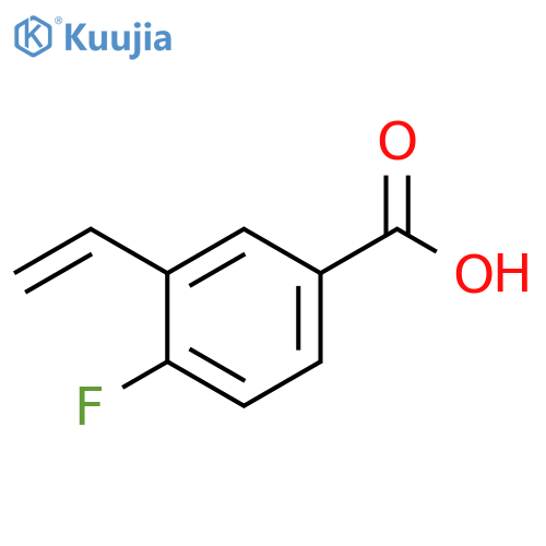 Benzoic acid, 3-ethenyl-4-fluoro- structure