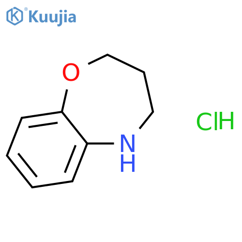 1,5-Benzoxazepine, 2,3,4,5-tetrahydro-, hydrochloride structure