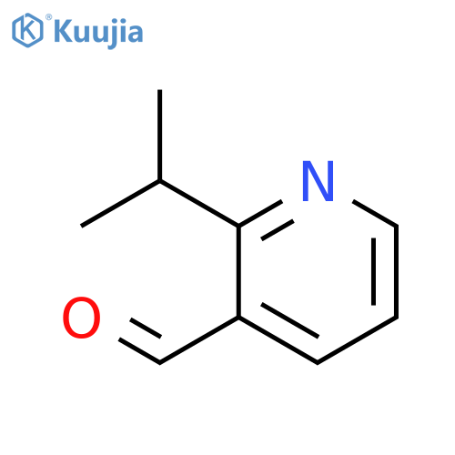 2-(propan-2-yl)pyridine-3-carbaldehyde structure