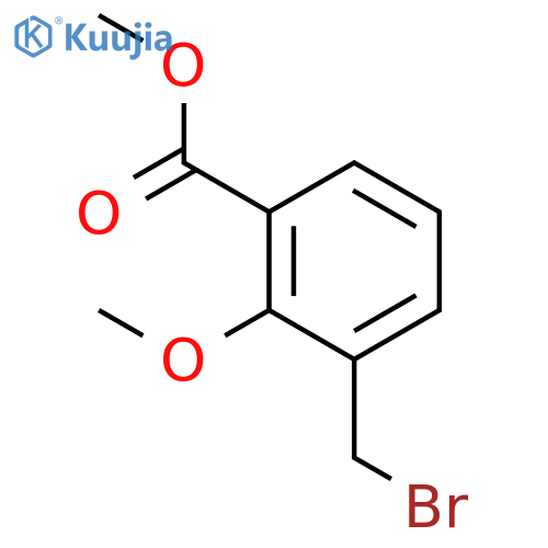 Methyl 3-(bromomethyl)-2-methoxybenzoate structure
