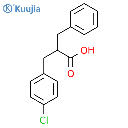 2-Benzyl-3-(4-chlorophenyl)propanoic acid structure
