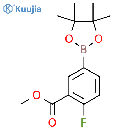 4-Fluoro-3-Methoxycarbonylphenylboronic Acid Pinacol Ester structure