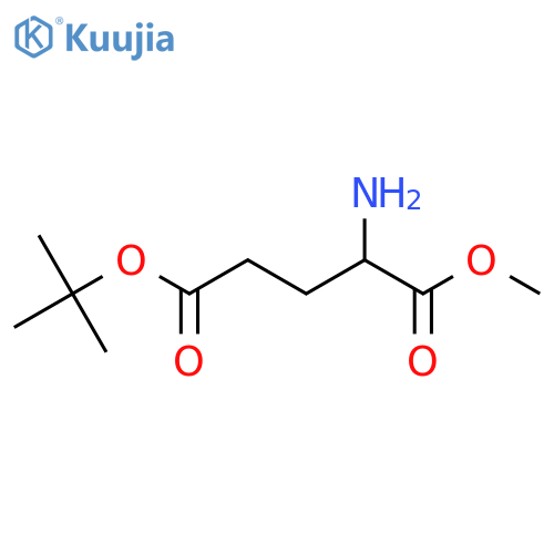 5-Tert-butyl 1-methyl 2-aminopentanedioate structure