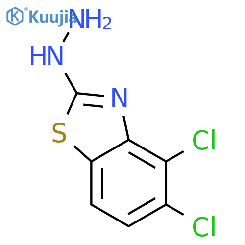 4,5-dichloro-2-hydrazinyl-1,3-benzothiazole structure