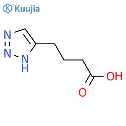 4-(1H-1,2,3-triazol-5-yl)butanoic acid structure