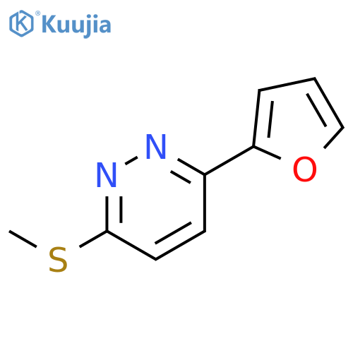 3-(furan-2-yl)-6-(methylsulfanyl)pyridazine structure
