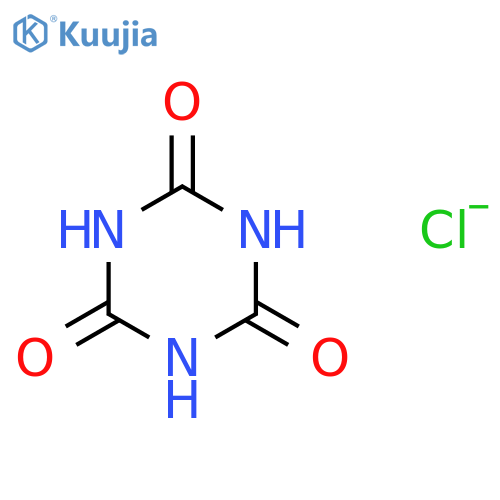 CHLORIDE, COMPD. WITH 1,3,5-TRIAZINE-2,4,6(1H,3H,5H)-TRIONE (1:1) structure