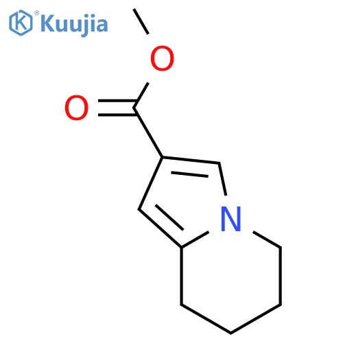 5,6,7,8-tetrahydro-2-Indolizinecarboxylic acid methyl ester structure