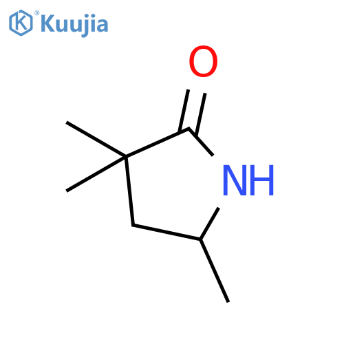 3,3,5-trimethylpyrrolidin-2-one structure