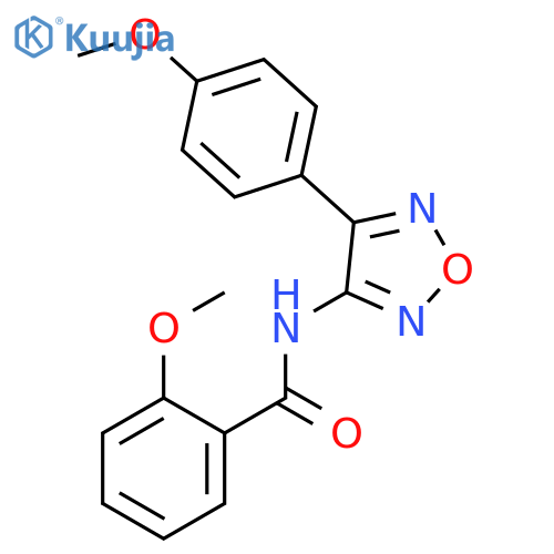 2-methoxy-N-4-(4-methoxyphenyl)-1,2,5-oxadiazol-3-ylbenzamide structure