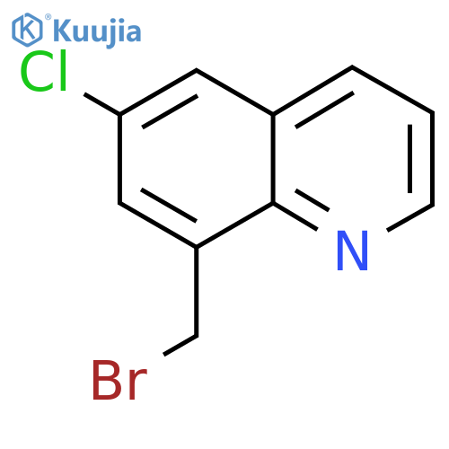 8-(Bromomethyl)-6-chloroquinoline structure