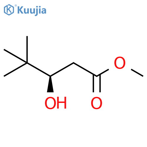 methyl (3R)-3-hydroxy-4,4-dimethylpentanoate structure