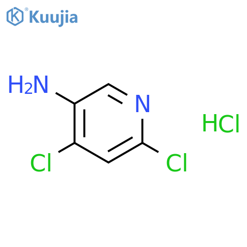 4,6-dichloropyridin-3-amine dihydrochloride structure